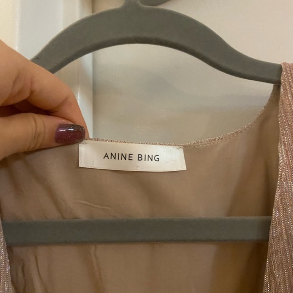 Sparkly pink Anine Bing top - Picture 3 of 7